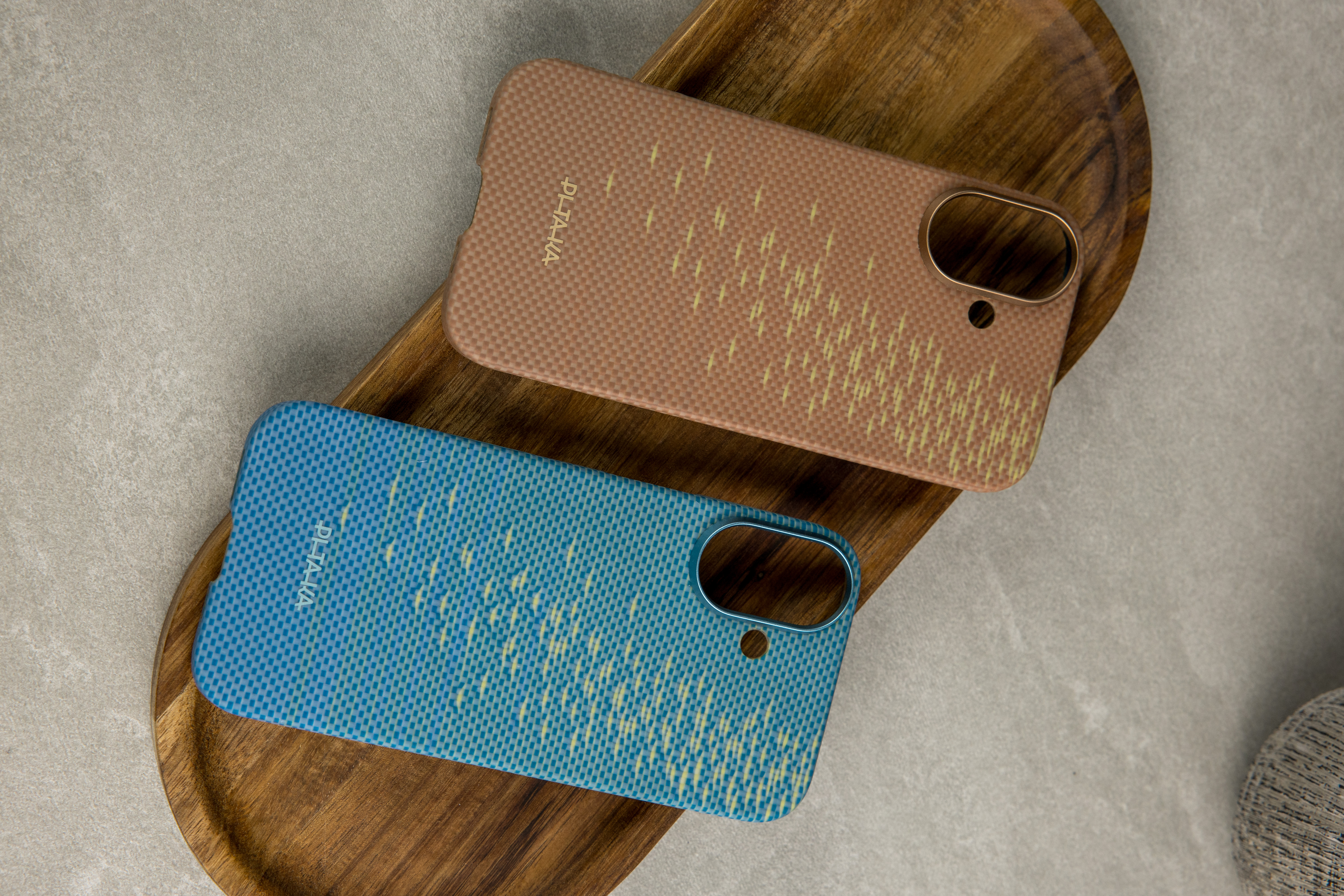 Чохол Pitaka Ultra-Slim PitaTap на iPhone 17 Golden Glint - 2